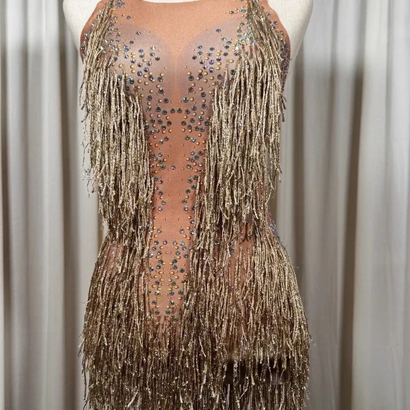 Ballroom Latin Salsa Dress - Picture 5 of 5